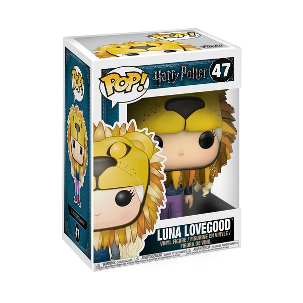 Figura coleccionable Luna Lovegood Lion Mask - Harry Potter Saga. BOX