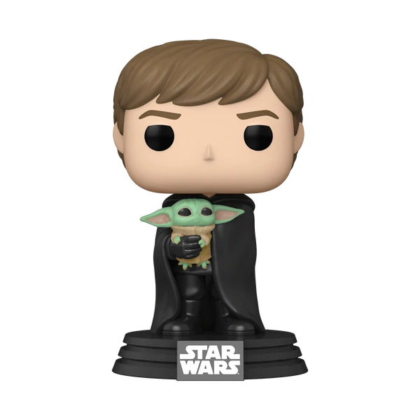 Figura coleccionable Luke Skywalker & Grogu - The Mandalorian Saga. BOX