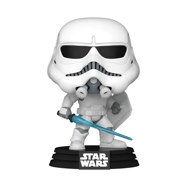 Figura coleccionable Stormtrooper Lightsaber - The Mandalorian Saga. BOX